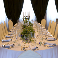 Allestimento tavolo imperiale