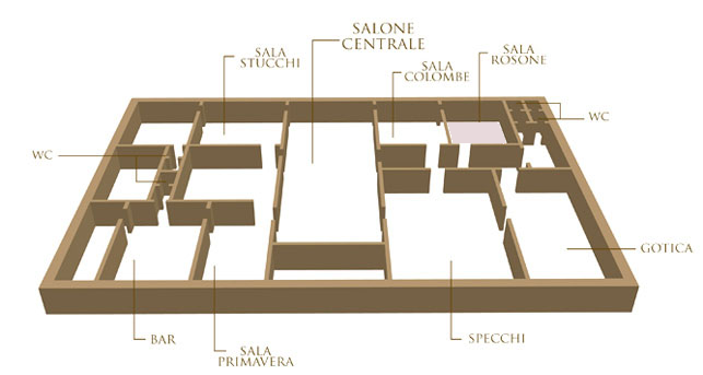 Mappa sala rosone